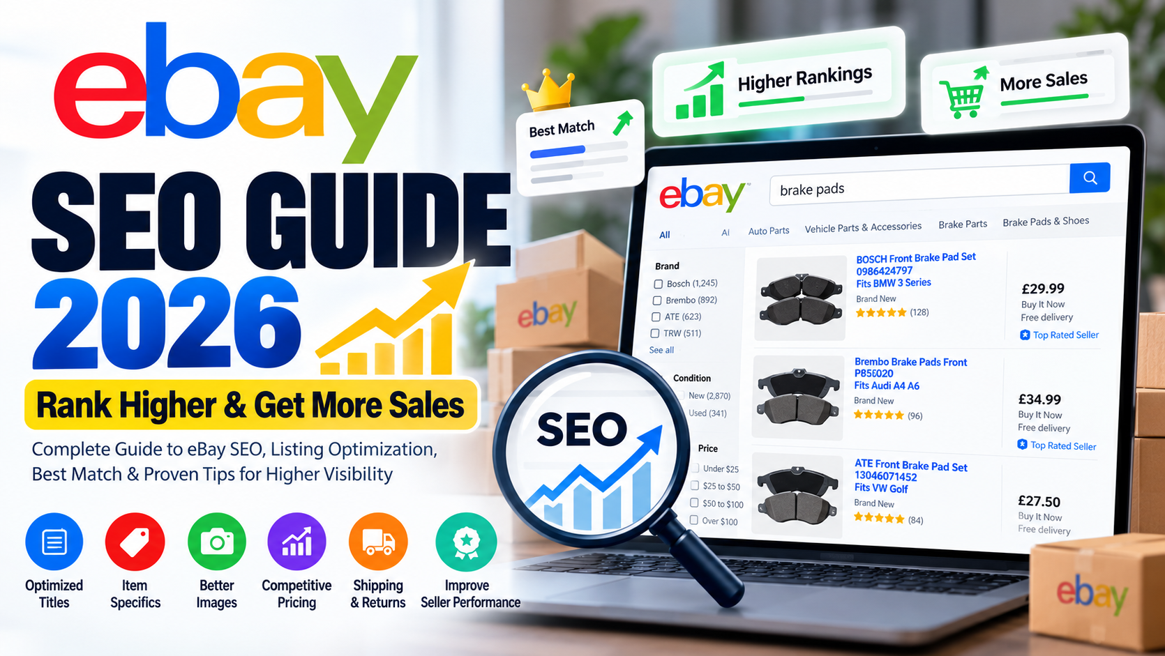 eBay SEO Guide 2026: How to Rank Higher in Search & Get More Sales