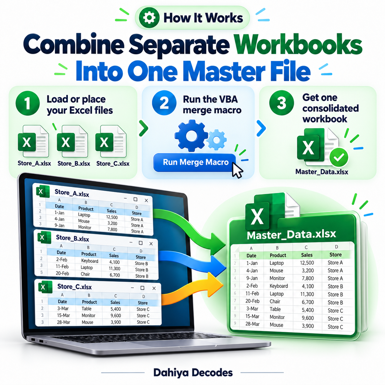 Merge Multiple Excel Files into One – VBA Consolidation Tool - Image 3