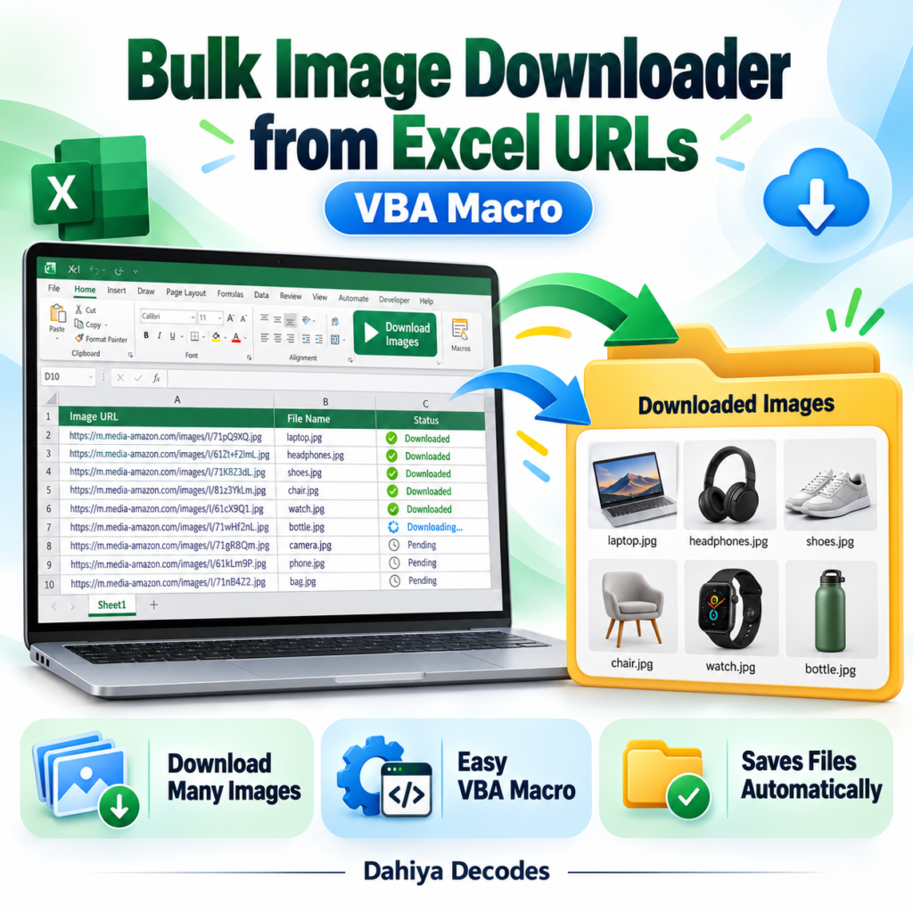 Bulk Image Downloader from Excel URLs – VBA Macro