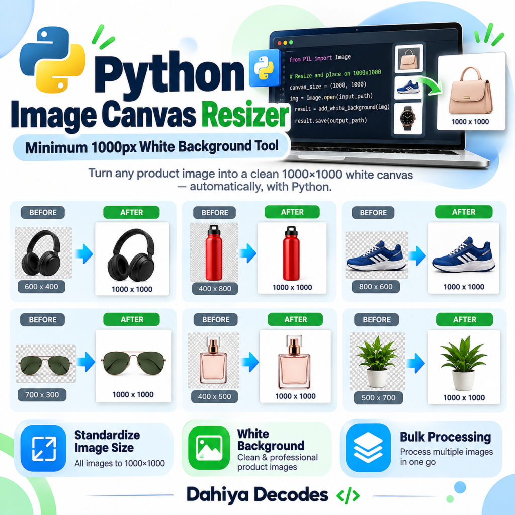 Python Image Canvas Resizer – Minimum 1000 × 1000 px