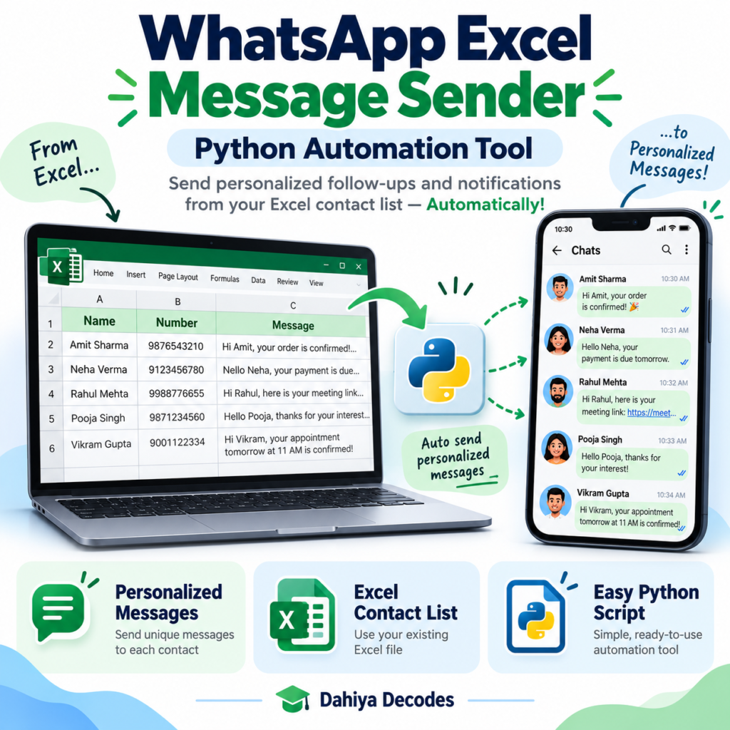 WhatsApp Web Message Sender from Excel – Python Script